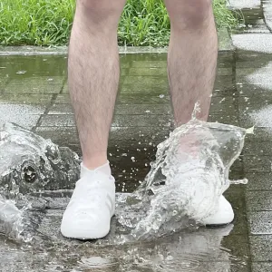 Waterproof Silicone Rubber Shoe Covers for Rain - 1 Pair