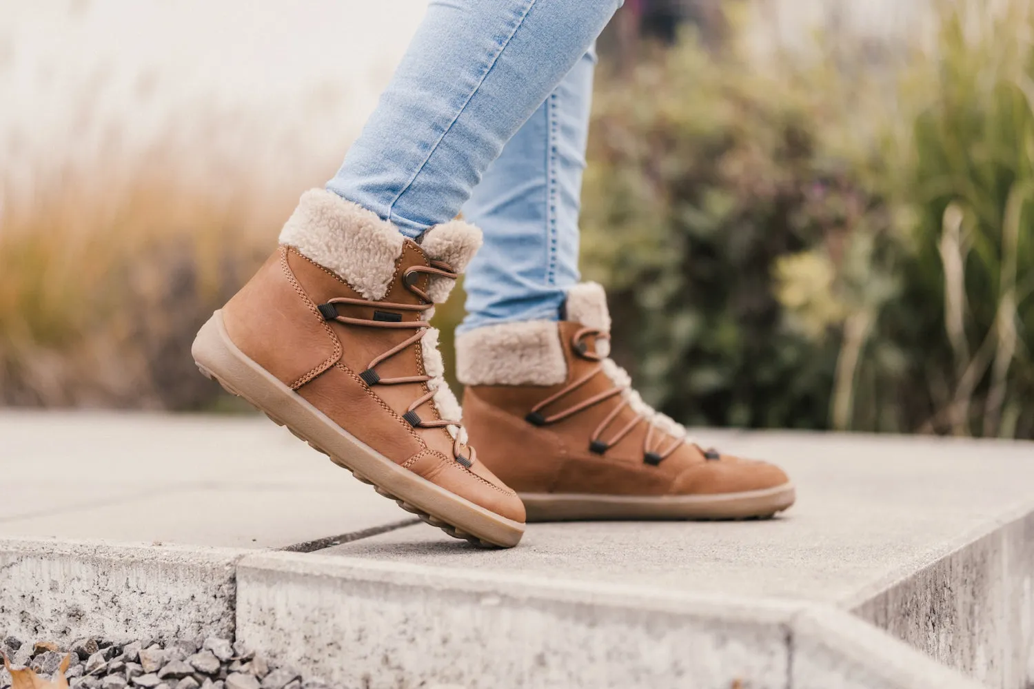 Winter Barefoot Boots Be Lenka Bliss - Brown